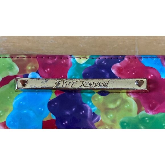 Betsey Johnson Gummy Bears Zip Around Wristlet - Picture 5 of 5